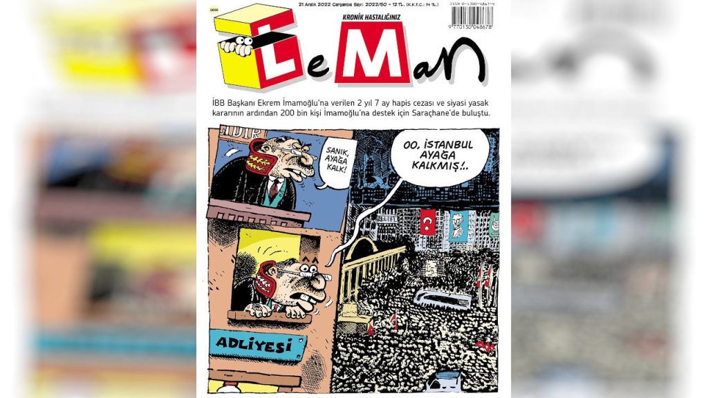 Leman’dan İmamoğlu kapağı: Oo, İstanbul ayağa kalkmış…