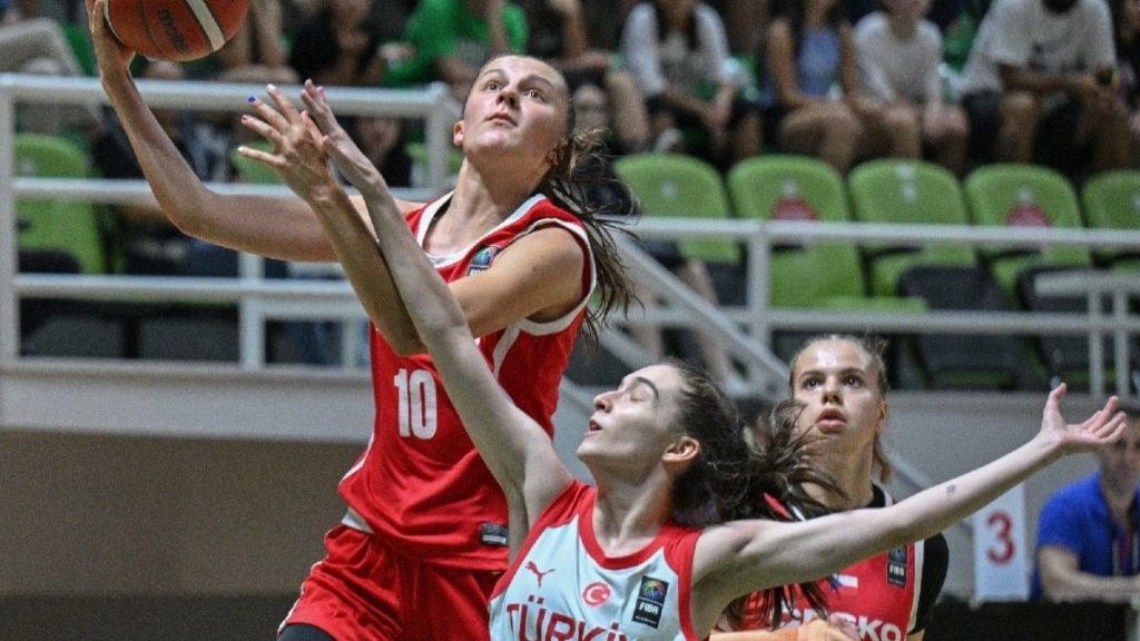 Türkiye 16 Yaş Altı Kız Basketbol Milli Takımı Çekya’ya yenildi