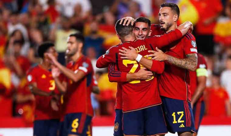 İspanya, Güney Kıbrıs karşısıdna gol oldu yağdı!