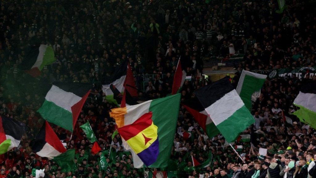 Celtic taraftarı Filistin’e desteğini sürdürüyor