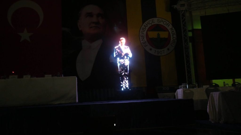 Fenerbahçe’den 3 boyutlu Atatürk hologramı