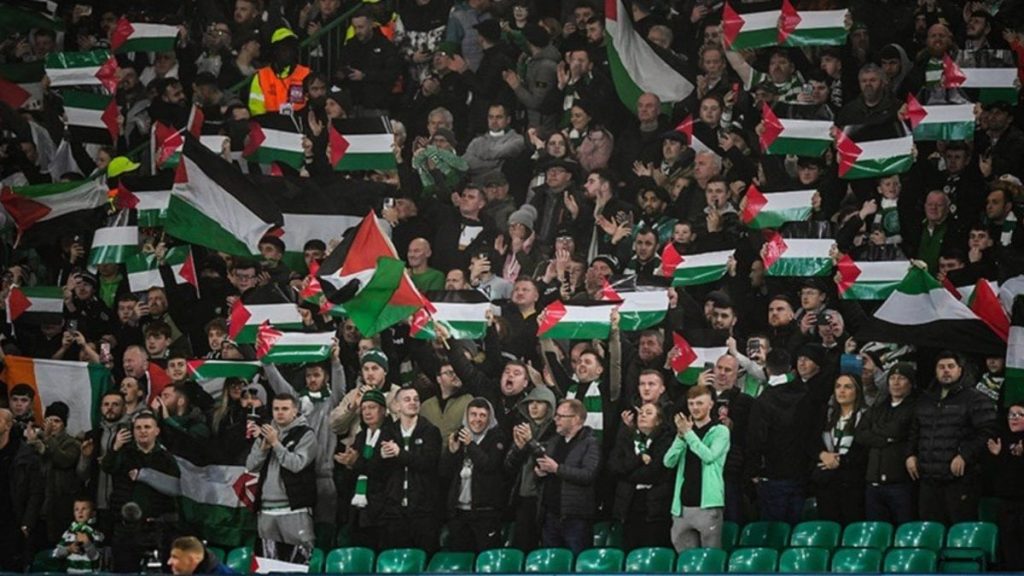 Filistin’e destek veren Celtic’e UEFA’dan para cezası