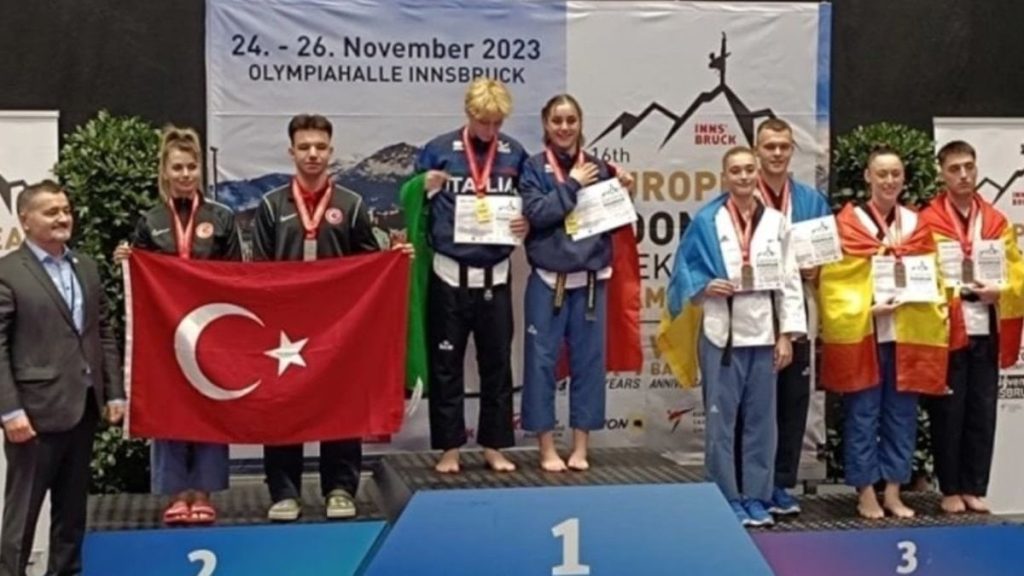 Milli tekvandocular, Avrupa Poomsae Şampiyonası’nda 5 madalya kazandı