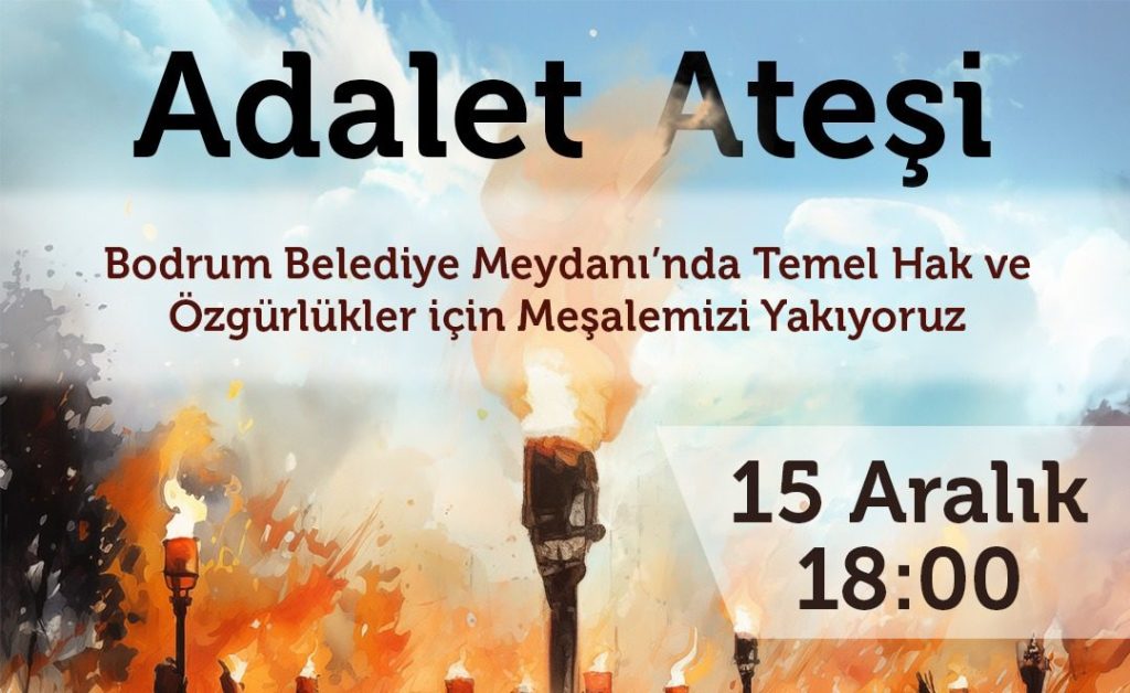 Adalet Ateşi nöbeti Belediye Meydanı’ndan yakılacak