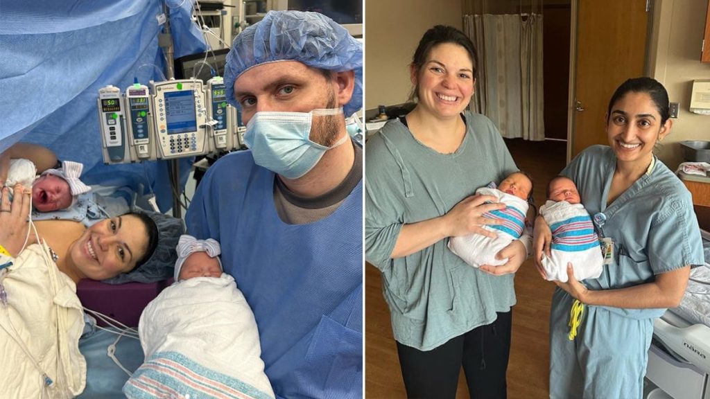 Çift rahimli kadın, bir gün arayla iki doğum yaptı
