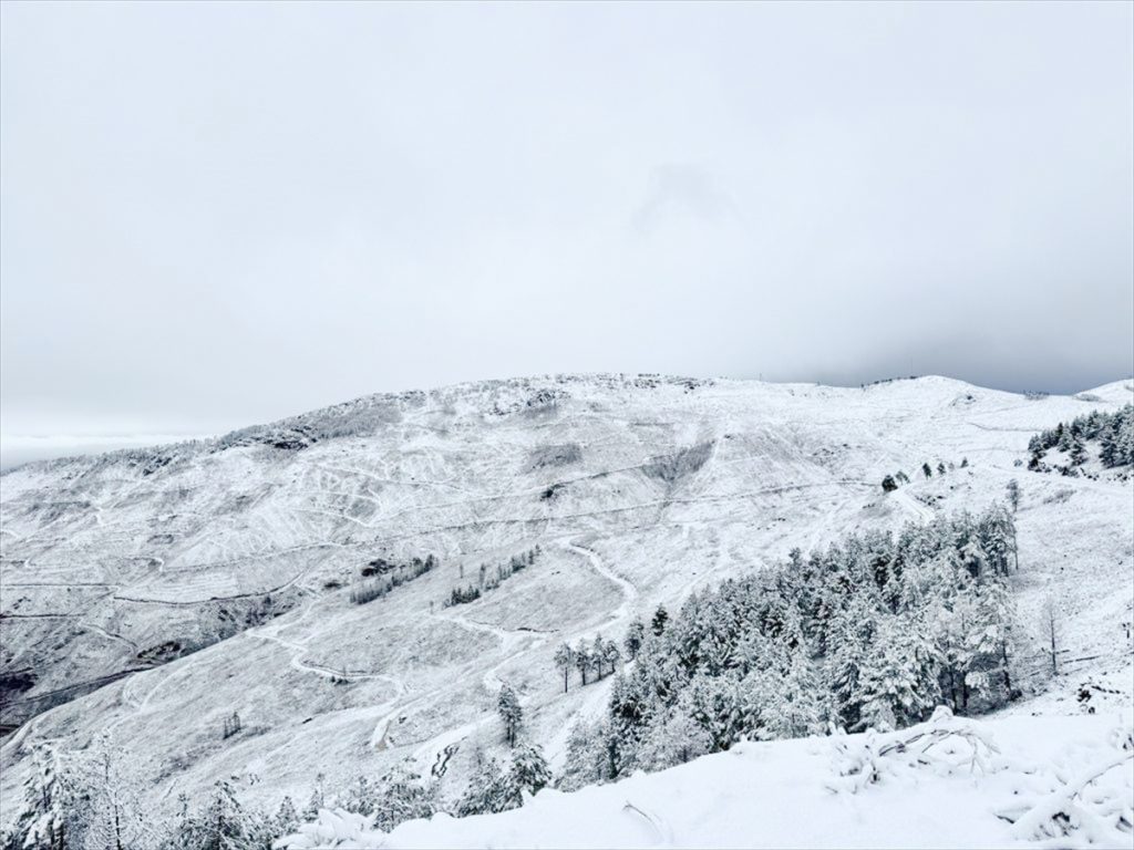 Muğla’nın yüksek kesimlerine kar yağdı