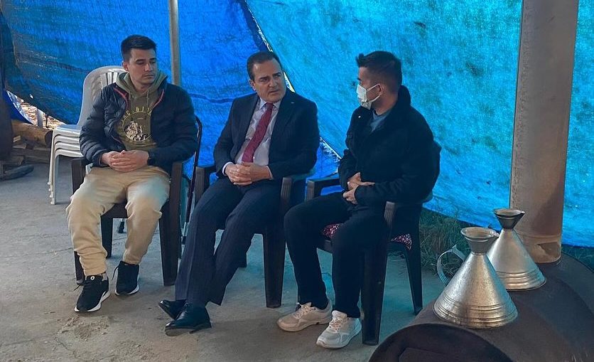 Vali İdris Akbıyık, Pençe-Kilit Harekât Bölgesindeki Yaralı Askerleri Ziyaret Etti