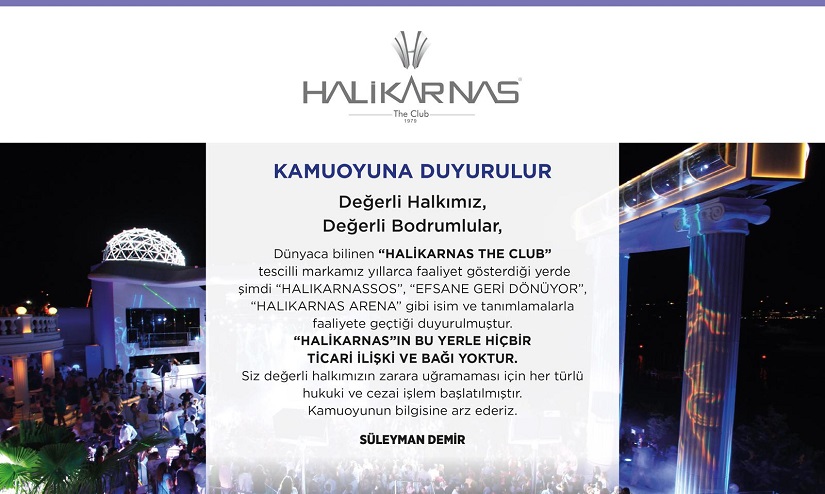 Süleyman Demir’den Halikarnas disko açıklaması