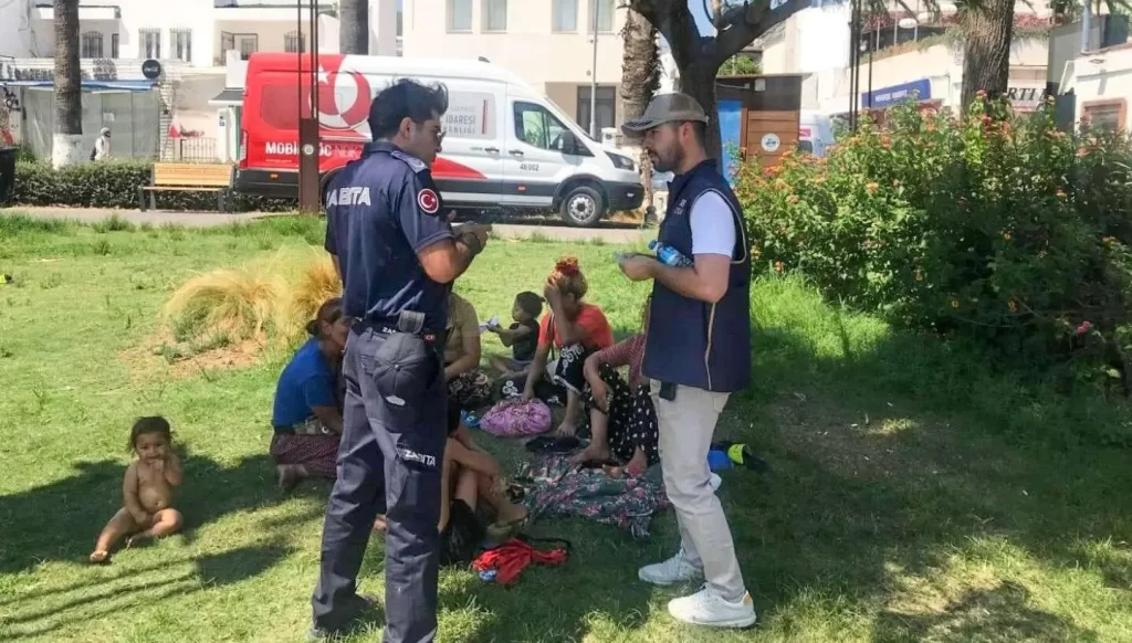 Bodrum’da polis ve zabıta ekiplerinden Ortak Uygulama