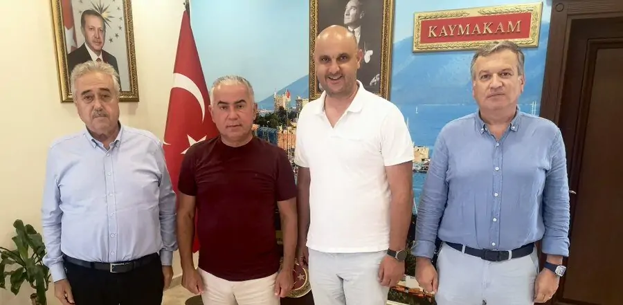 AK Parti, CHP ve MHP İlçe Başkanlarından Kaymakam Mustafa Çit’e Ziyaret