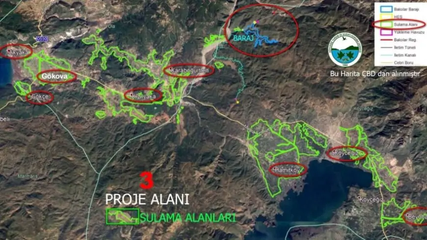 Muğla’da baraj projesine ÇED olumlu raporu verildi.