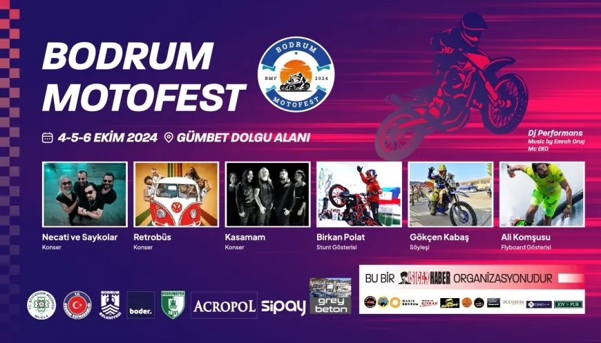 Uluslararası Bodrum Motofest Başlıyor