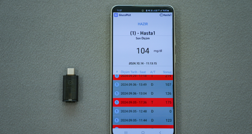 Cep telefonu ile şeker ölçülebilecek