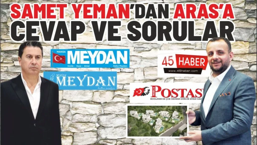 Samet Yeman’dan Ahmet Aras’a Sert Karşılık: “Güç Zehirlenmesi Mi Yaşıyorsunuz?”